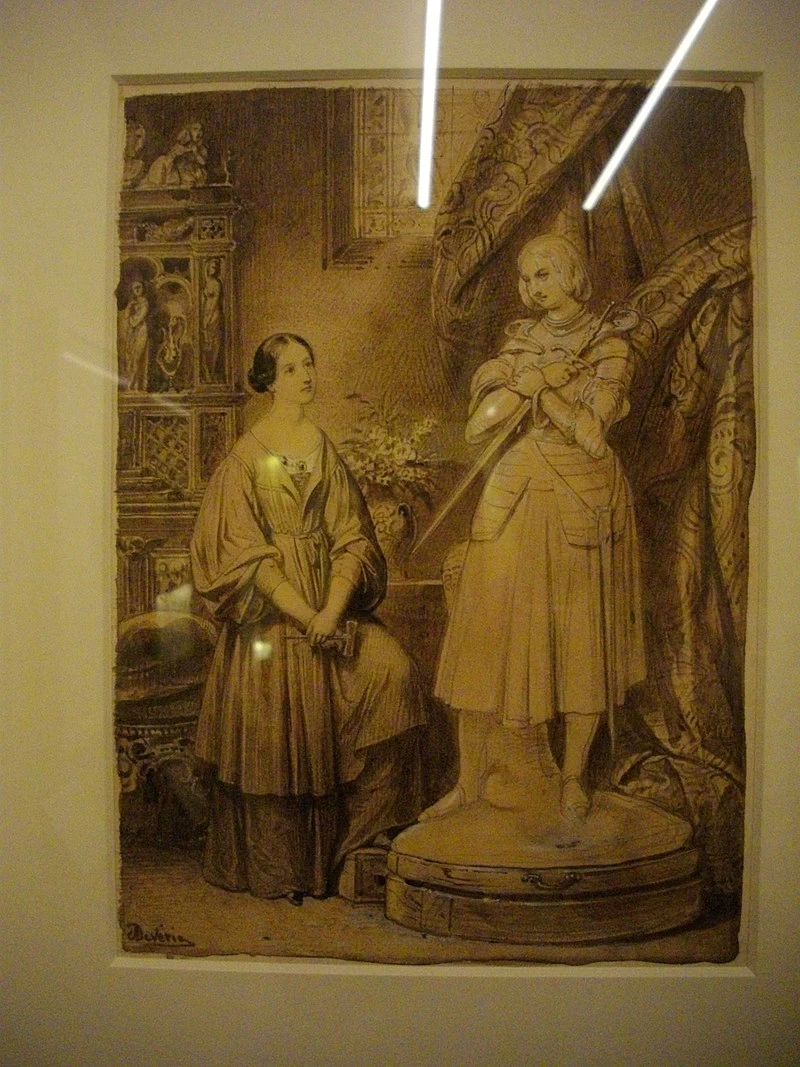 Marie of Orléans and the statue of Joan of Arc - Museums of Orleans
